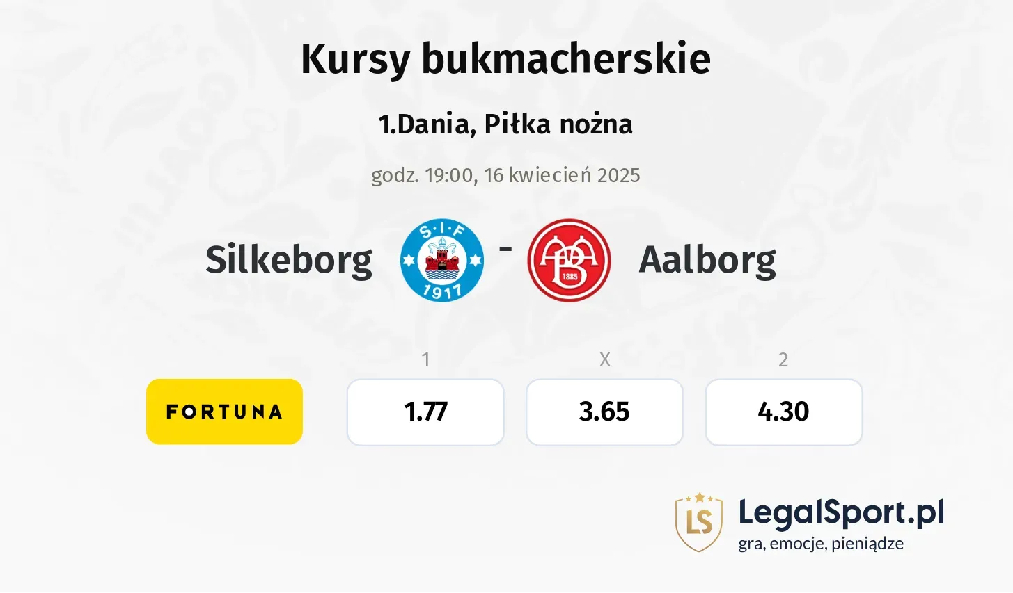 Silkeborg - Aalborg typy, kursy