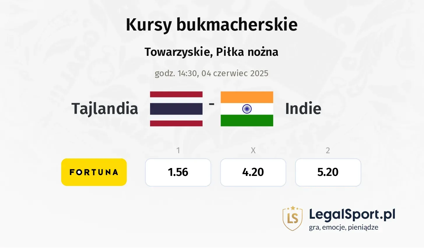 Tajlandia - Indie promocje bonusy na mecz