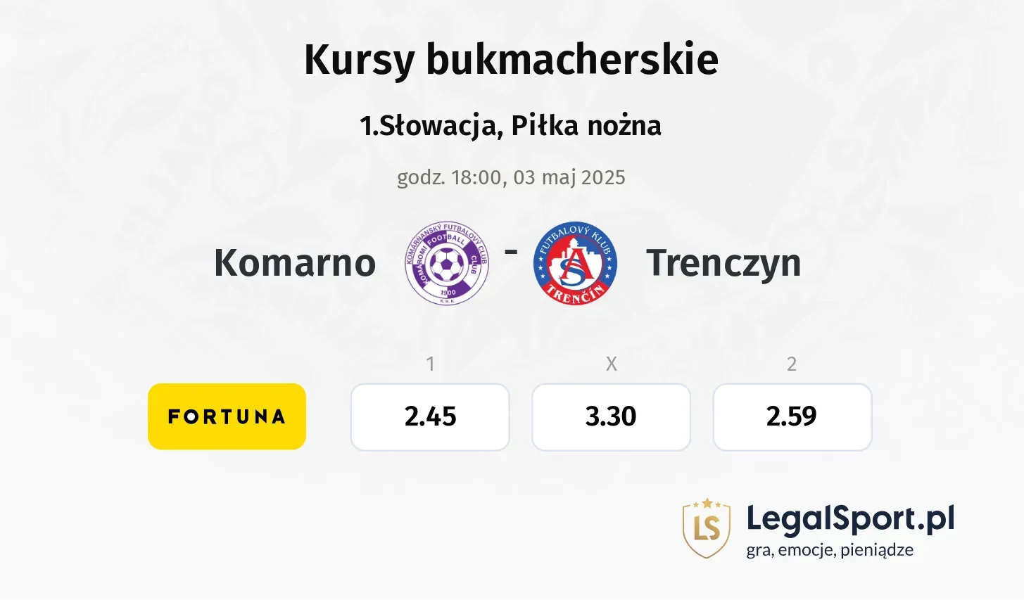 Komarno - Trenczyn typy, kursy