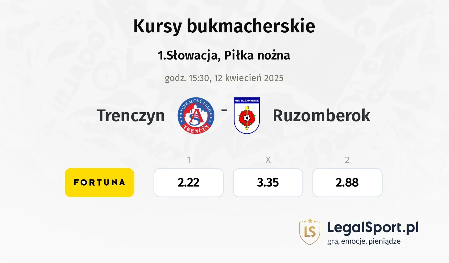 Trenczyn - Ruzomberok typy, kursy
