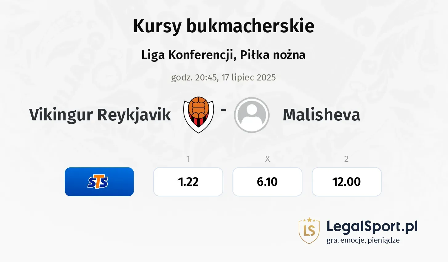 Vikingur Reykjavik - Malisheva typy, kursy
