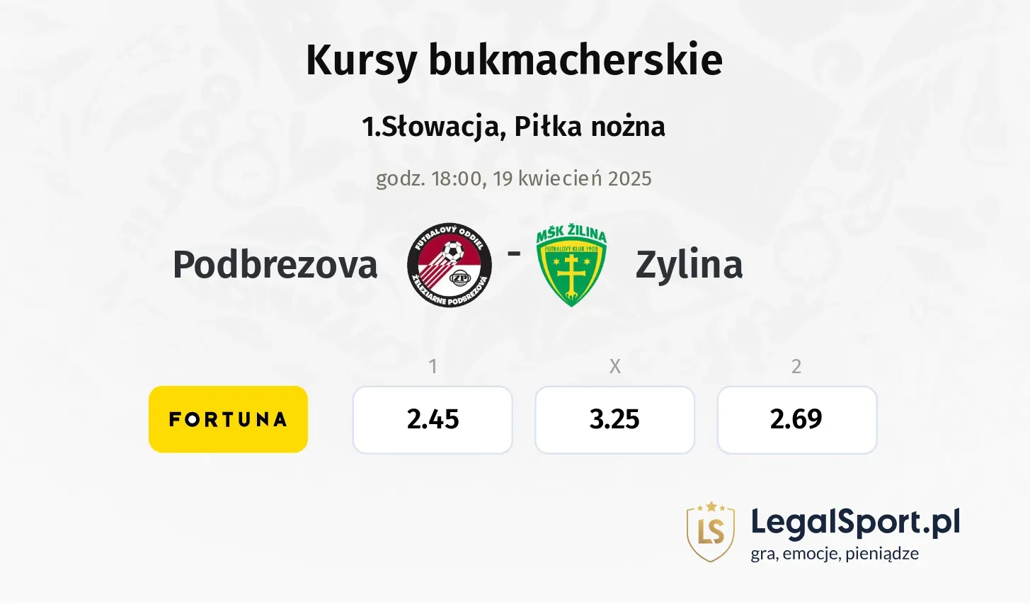 Podbrezova - Zylina typy, kursy