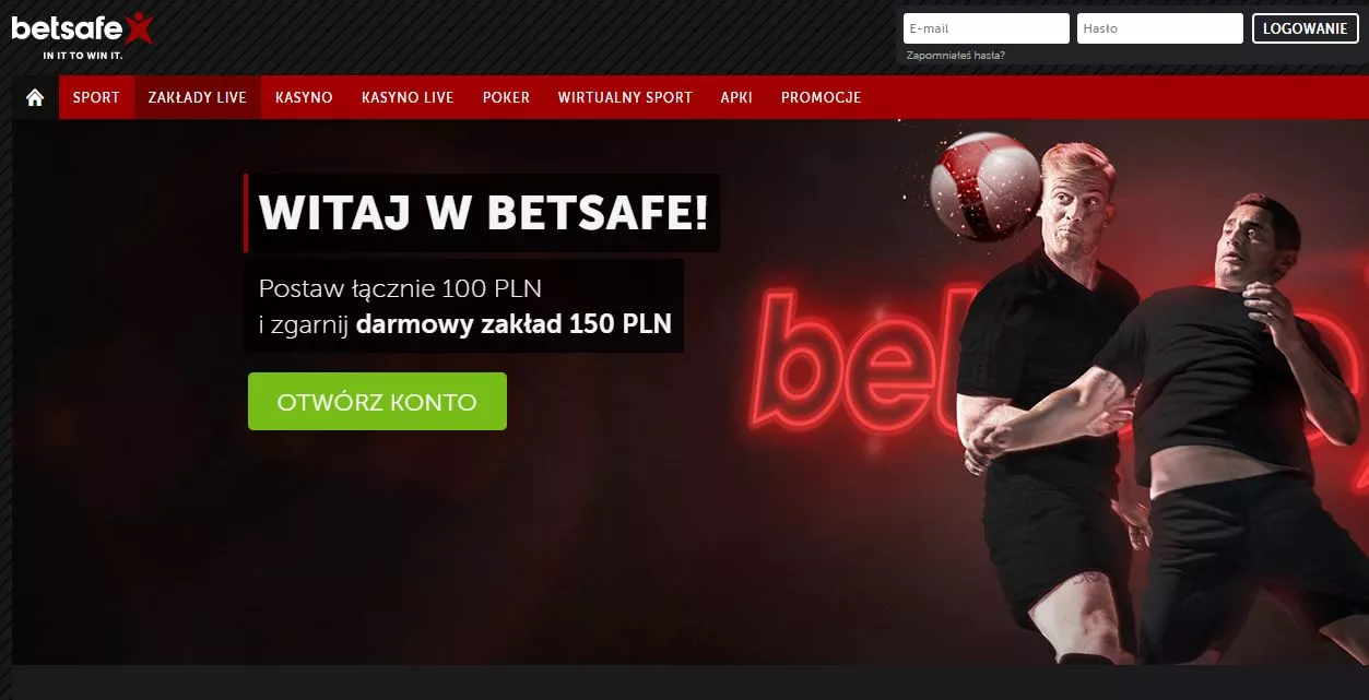 Strona internetowa Betsafe nie jest legalna w Polsce