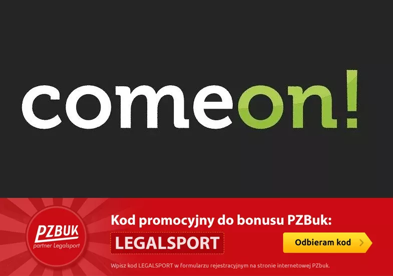 PZBuk kod promocyjny - ComeOn