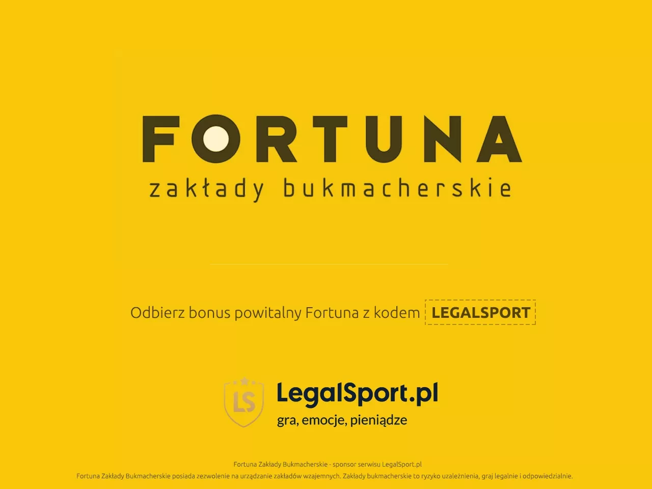Bonusy od bukmachera nr 1 jakim jest Fortuna