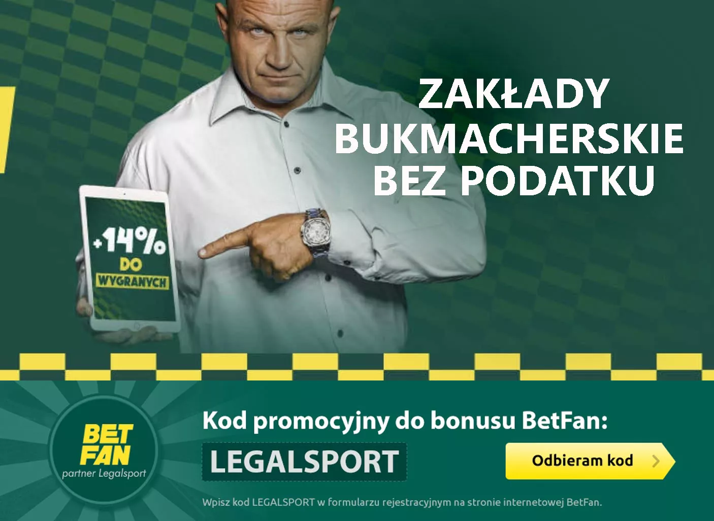 Bukmacher bez podatku?