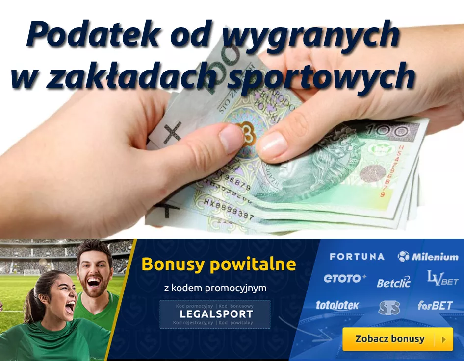 Podatek 10% od wygranej w zakładach sportowych