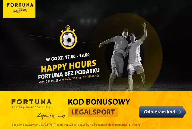 Fortuna daje grac bez podatku w Happy Hours