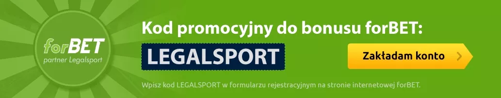 Kod promocyjny do legalnego bukmachera forBET online - infografika