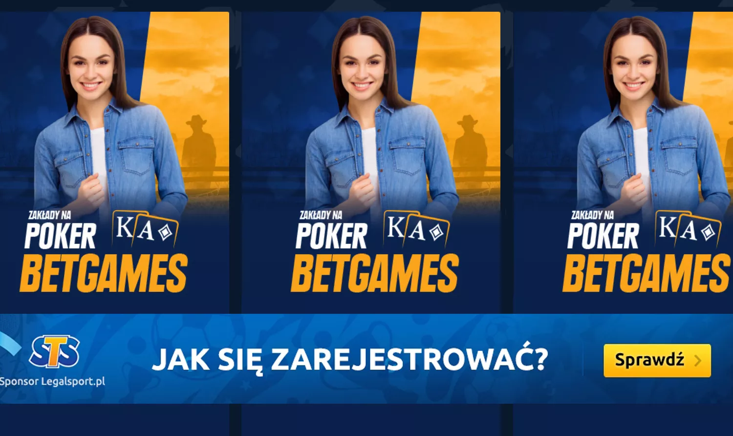 Rejestracja do zakładów na poker STS Betgames