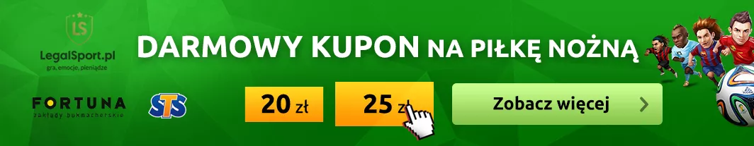 25 zł bonus od bukmachera STS