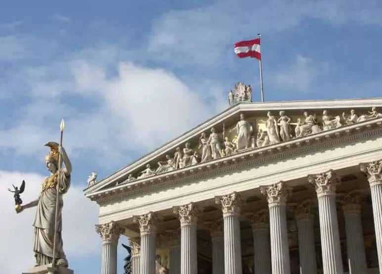 budynek austriackiego parlamentu