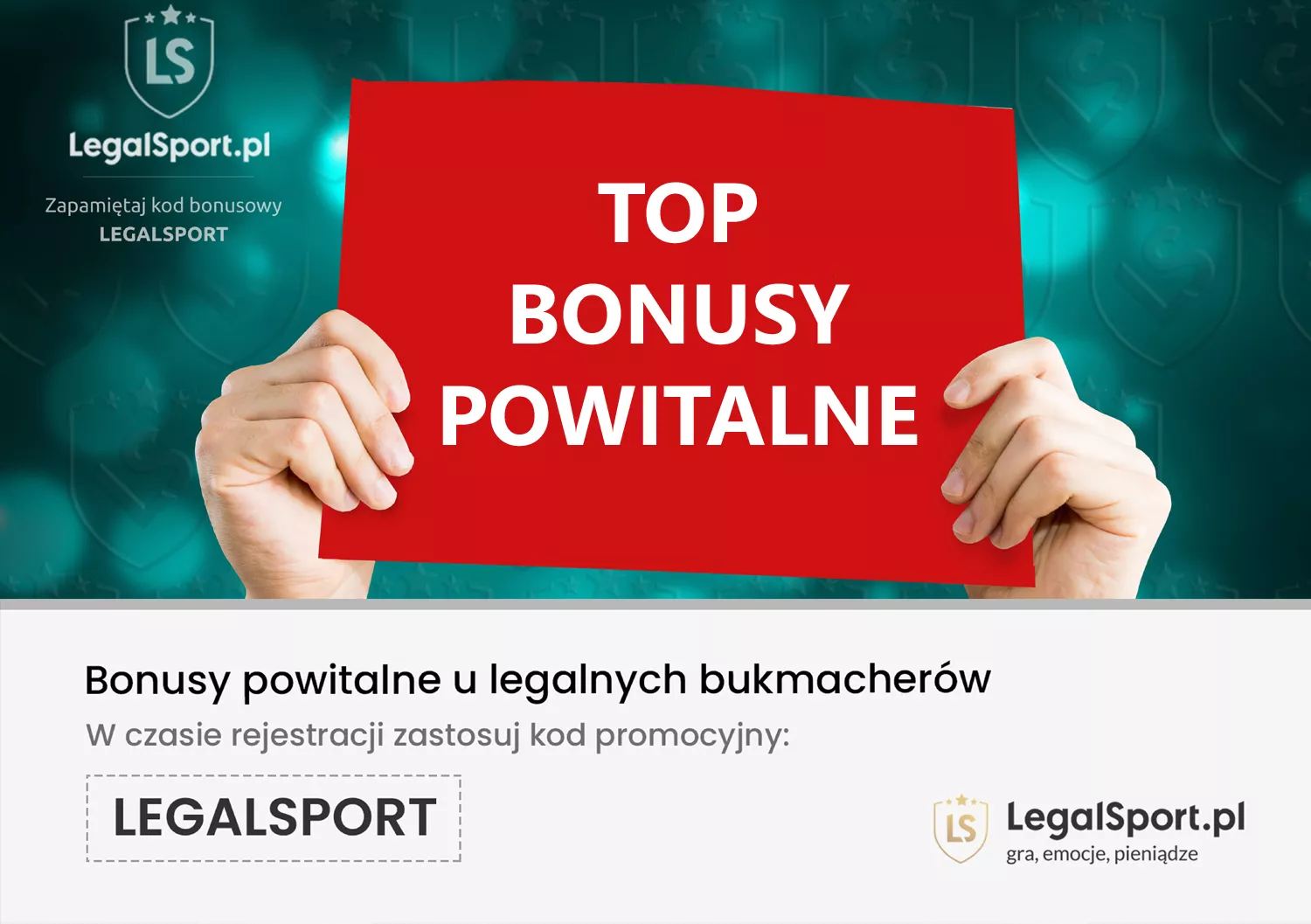 Najlepsze bonusy powitalne od legalnych polskich bukmacherów internetowych