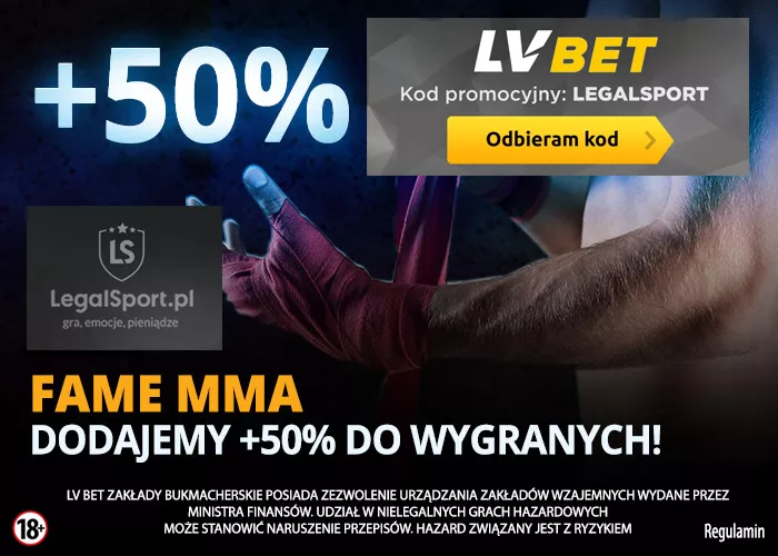 Regulamin promocji Fame MMA w LVBET