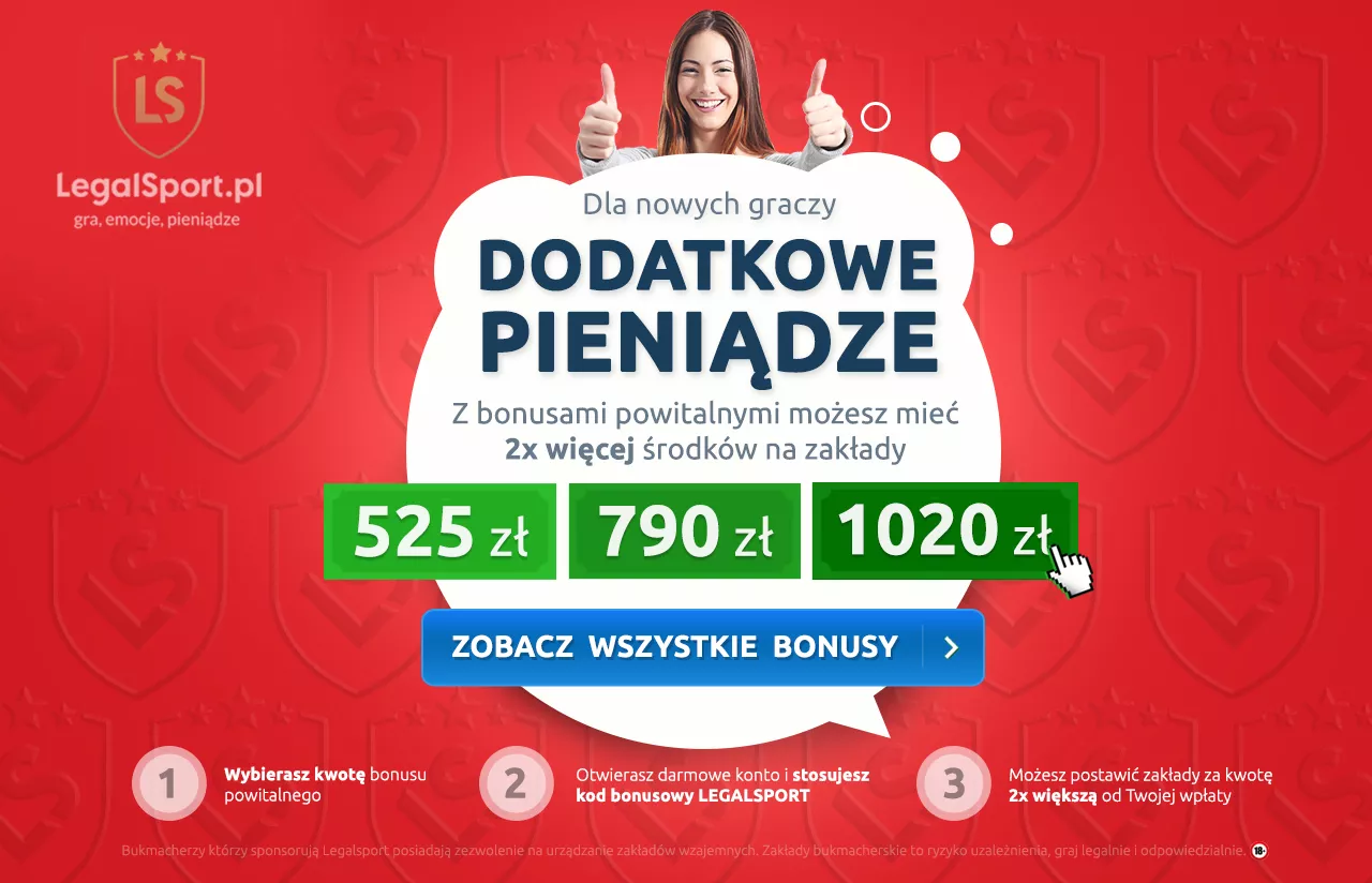 Dodatkowe pieniądze dla graczy - z bonusem powitalnym można otrzymać 2 x więcej środków