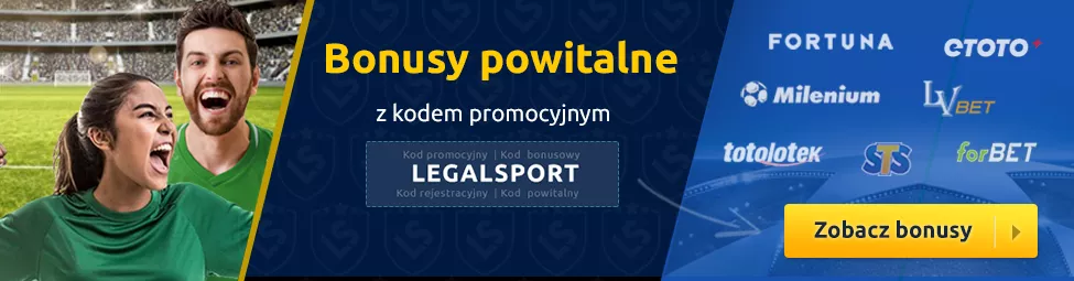 Promocje bukmacherskie dla graczy, który rejestrują konto online u legalnego bukmachera | Rejestracja z kodem