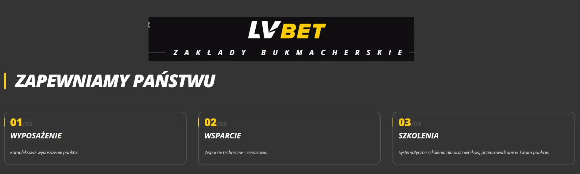 Franczyza na zakłady bukmacherskie w LVBET