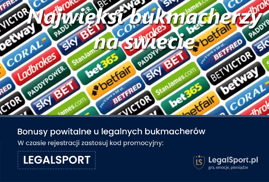 4 największych bukmacherów na świecie