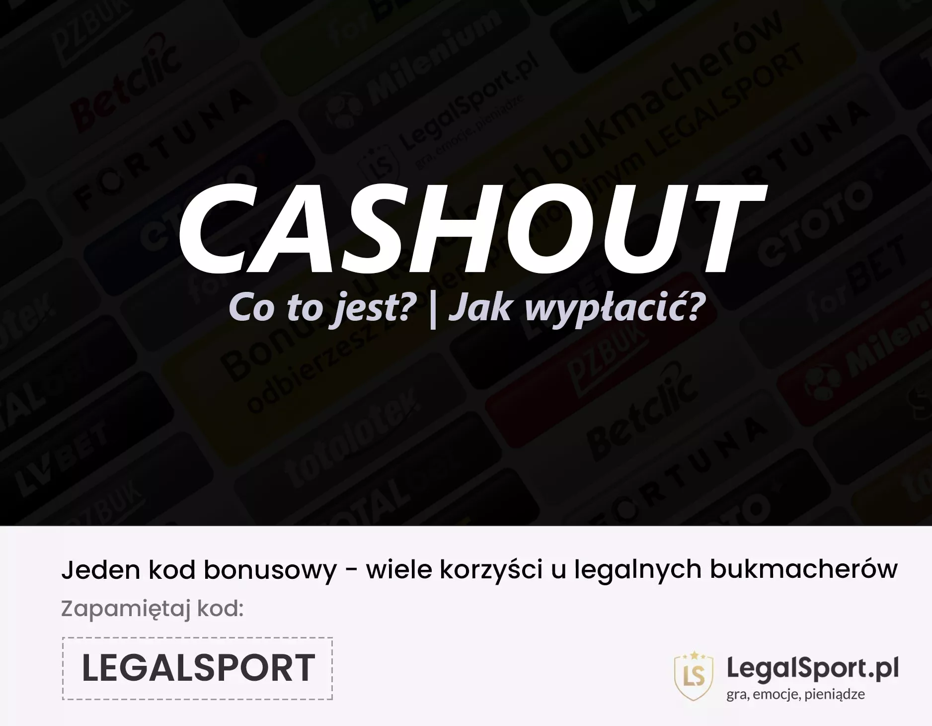 Cashout w zakładach bukmacherskich. Który operator ma najlepszy? Jak wypłacić? Kto może skorzystać?
