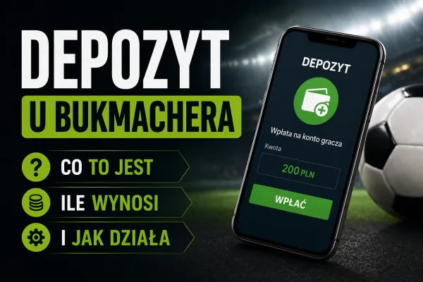 Depozyt u bukmachera - co to jest, ile wynosi i jak wpłacić pieniądze