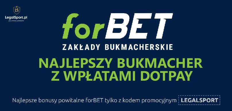 forBET to najlepszy bukmacher z płatnościami DotPay