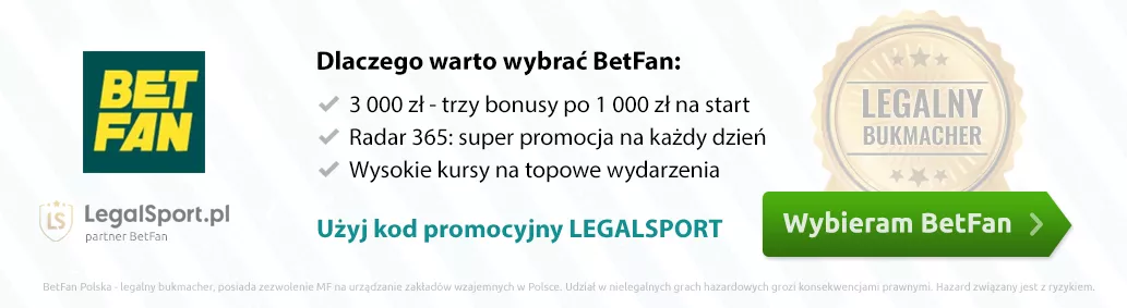 Zalety konta typerskiego w Betfan online - infografika