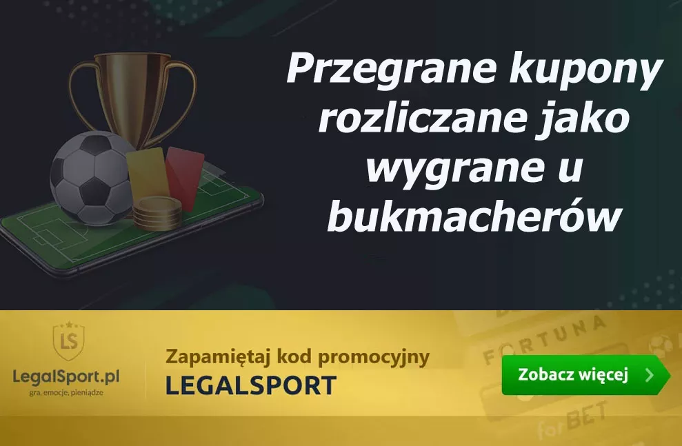 Bukmacher rozliczył przegrany zakład jako wygrany