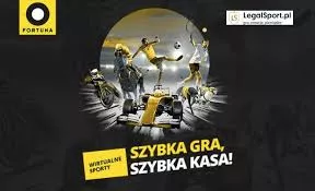 Sporty wirtualne w Fortunie zapewniają szybkie wygrane na kuponach bukmacherskich. Rozgrywka toczona jest bowiem w trzyminutowych odstępach. Kasa z trafionych zakładów od razu księgowana jest na saldzie.