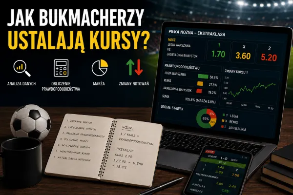Jak bukmacherzy ustalają kursy