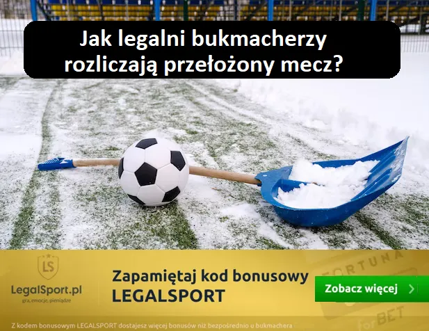 Jak legalni bukmacherzy rozliczają zakłady na przełożone mecze?