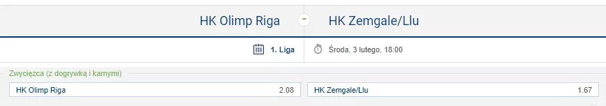 forBET - klasyczne typy na zwycięstwo w hokeju na lodzie