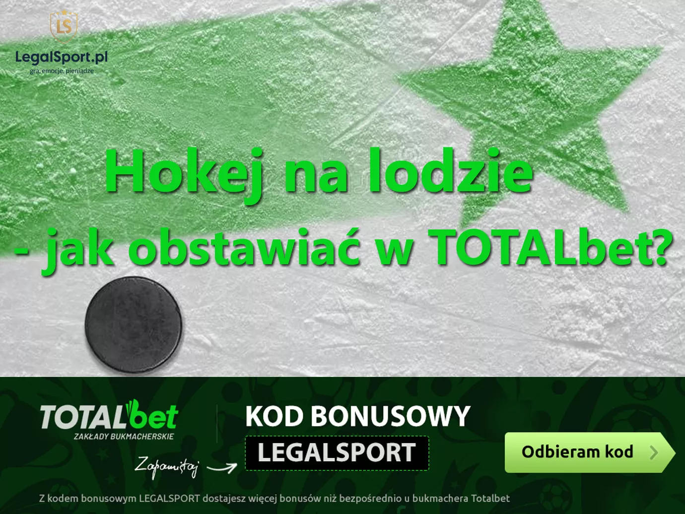 Hokej na lodzie - jak typować w TOTALbet