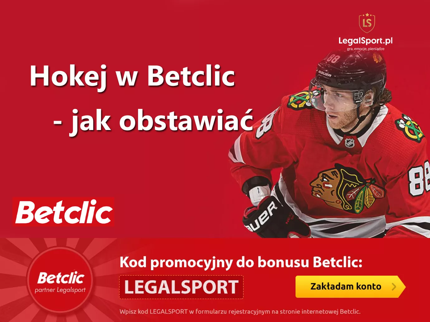 Zakłady na hokej w Betclic - jak obstawiać hokejowe typy online