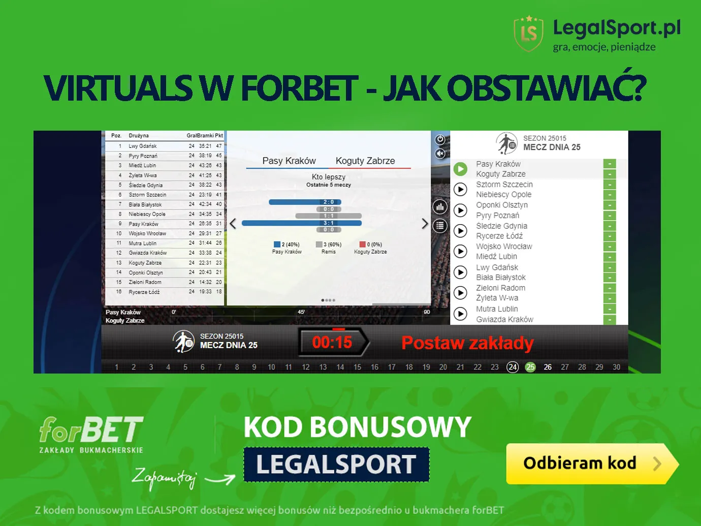 Jak obstawiać sporty wirtualne w forBET