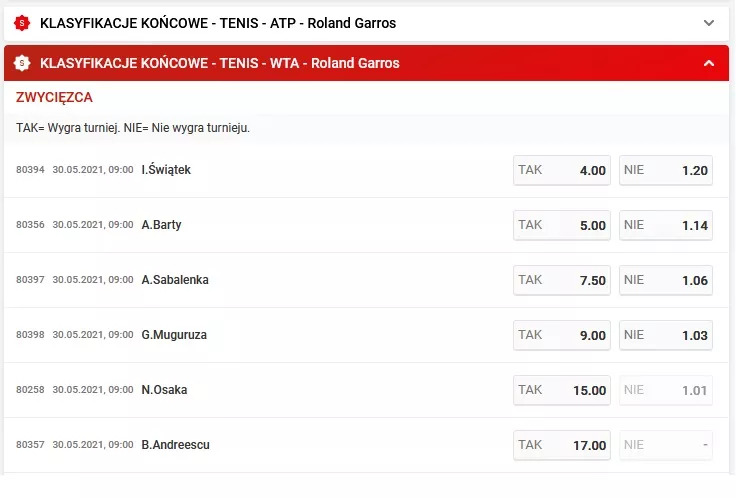 Superbet online - zakłady na przyszłość