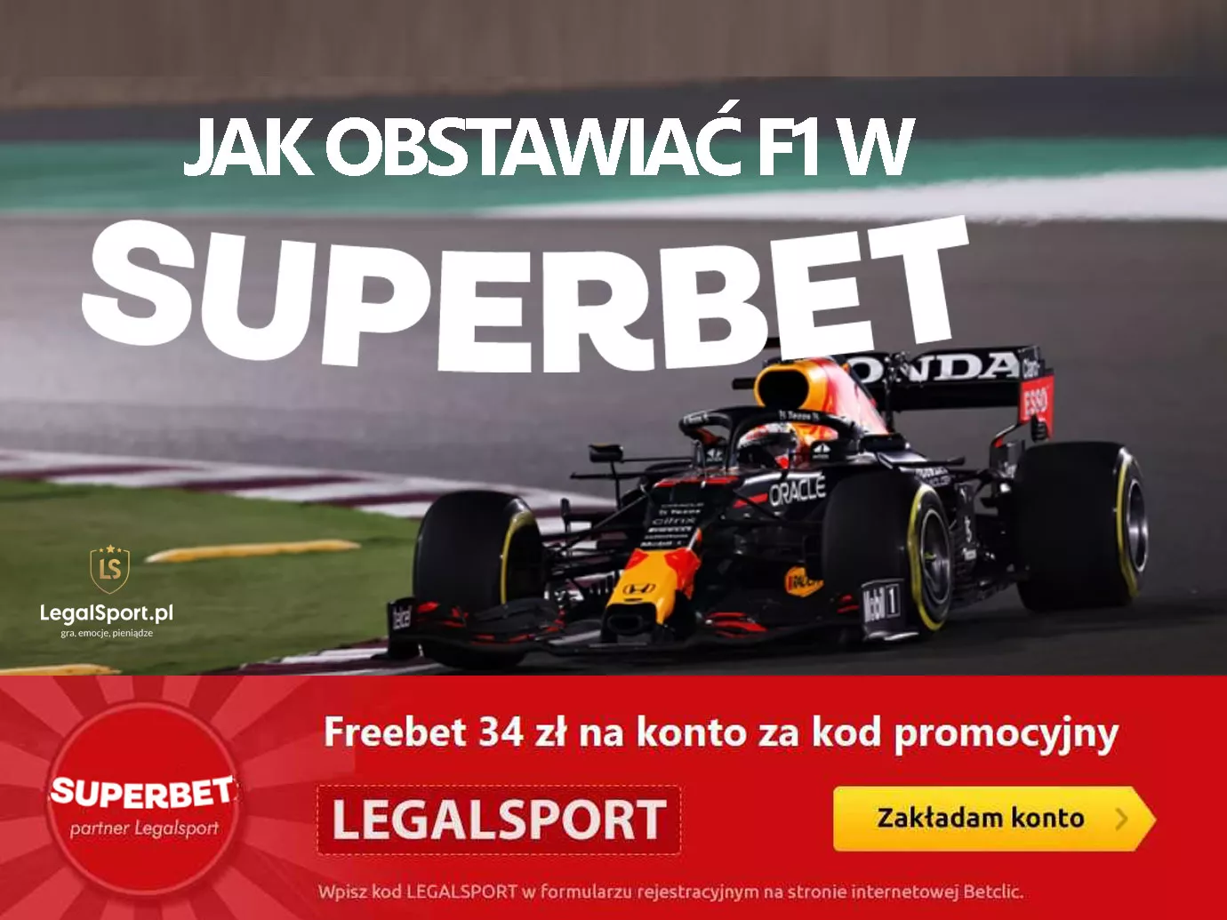 Zakłady na F1 w Superbet