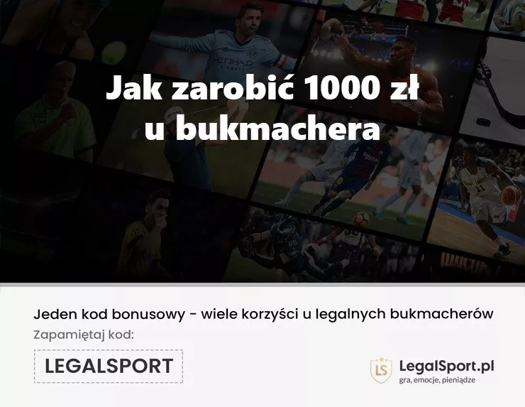 Zdjęcie główne do artykułu o tym, jak zarobić u bukmachera 1000 zł