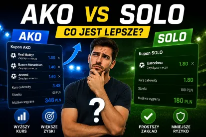 AKO czy SOLO? Który kupon bukmacherski wybrać?