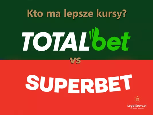 Porównanie kursów TOTALbet oraz Superbet