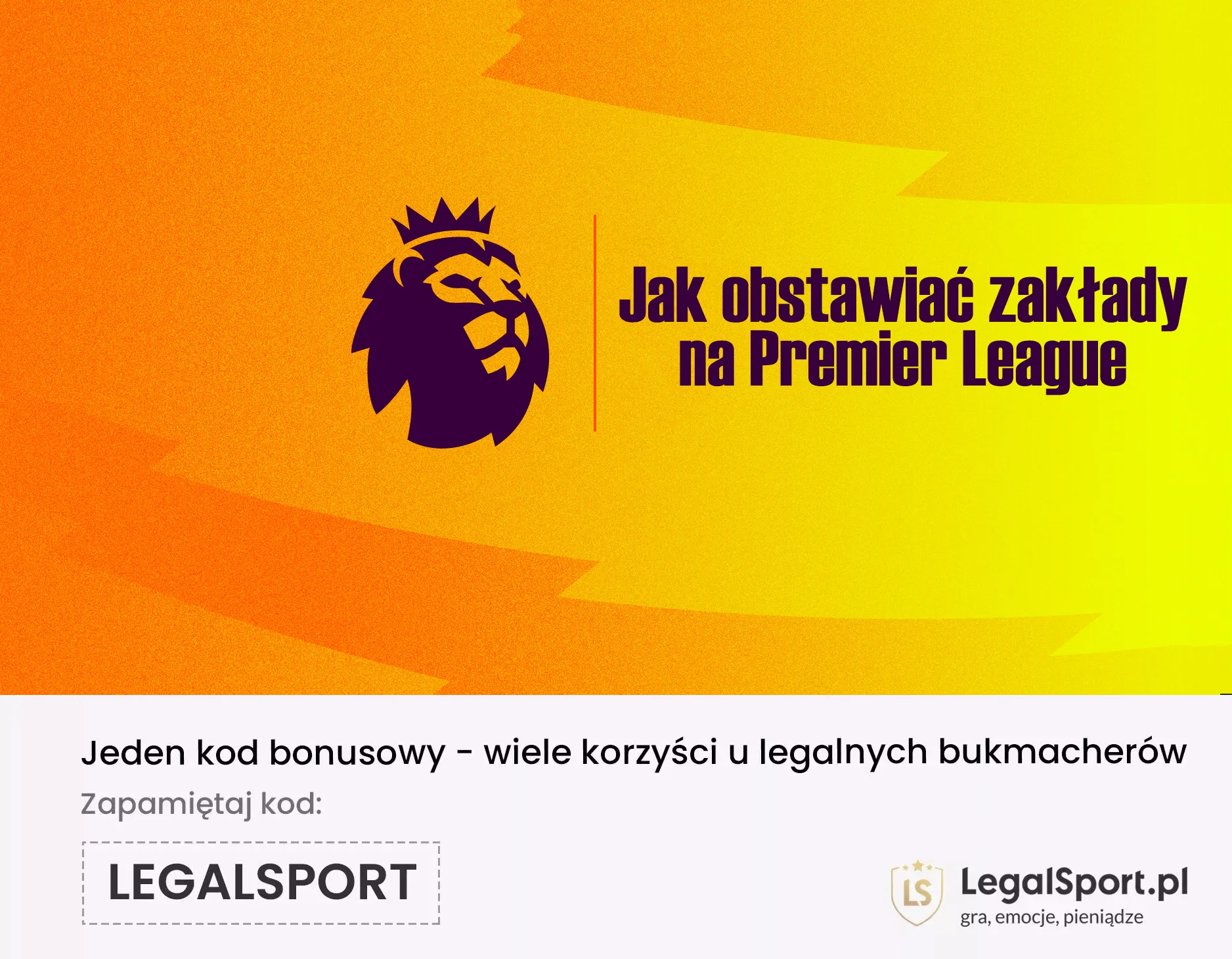 Premier League zakłady bukmacherskie