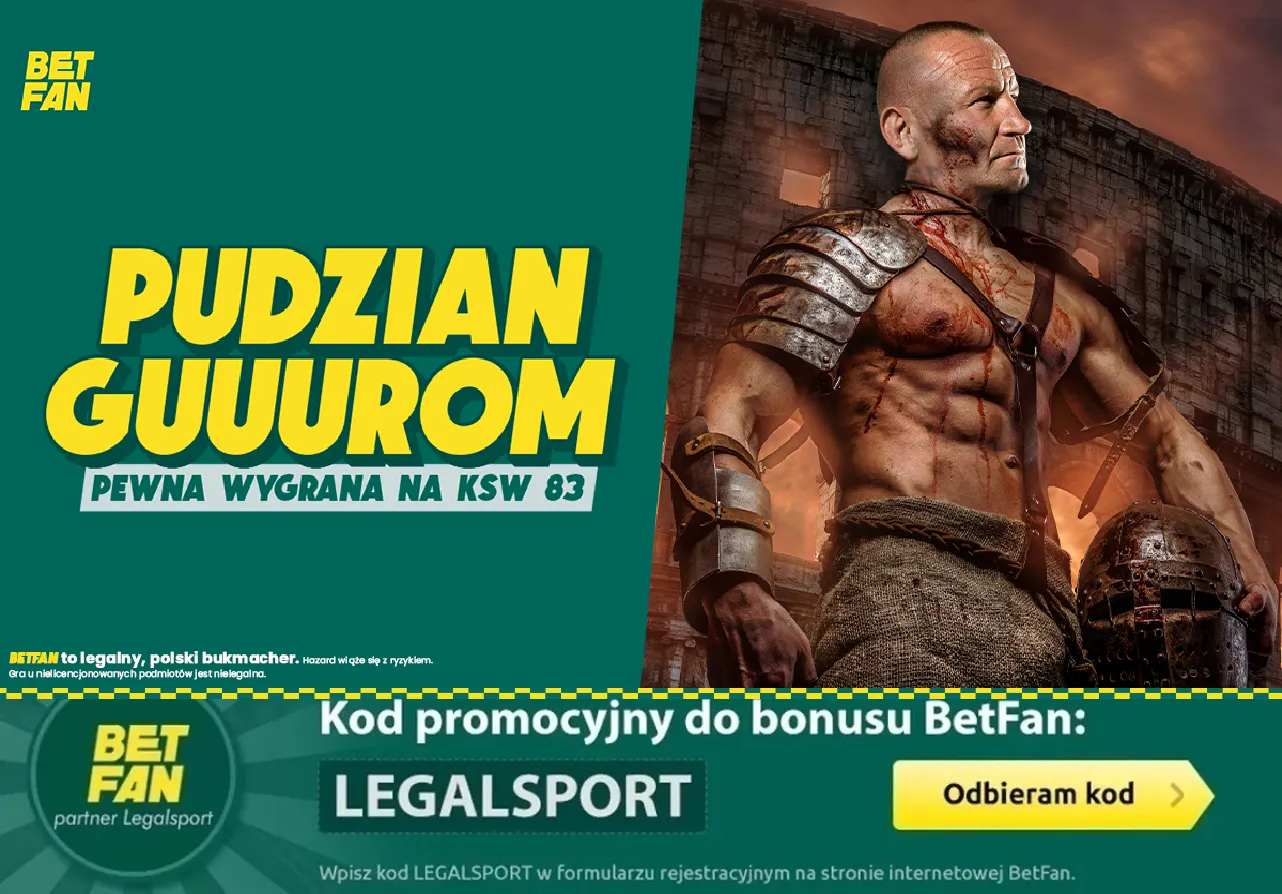 Pudzian Guuurom w BETFAN 