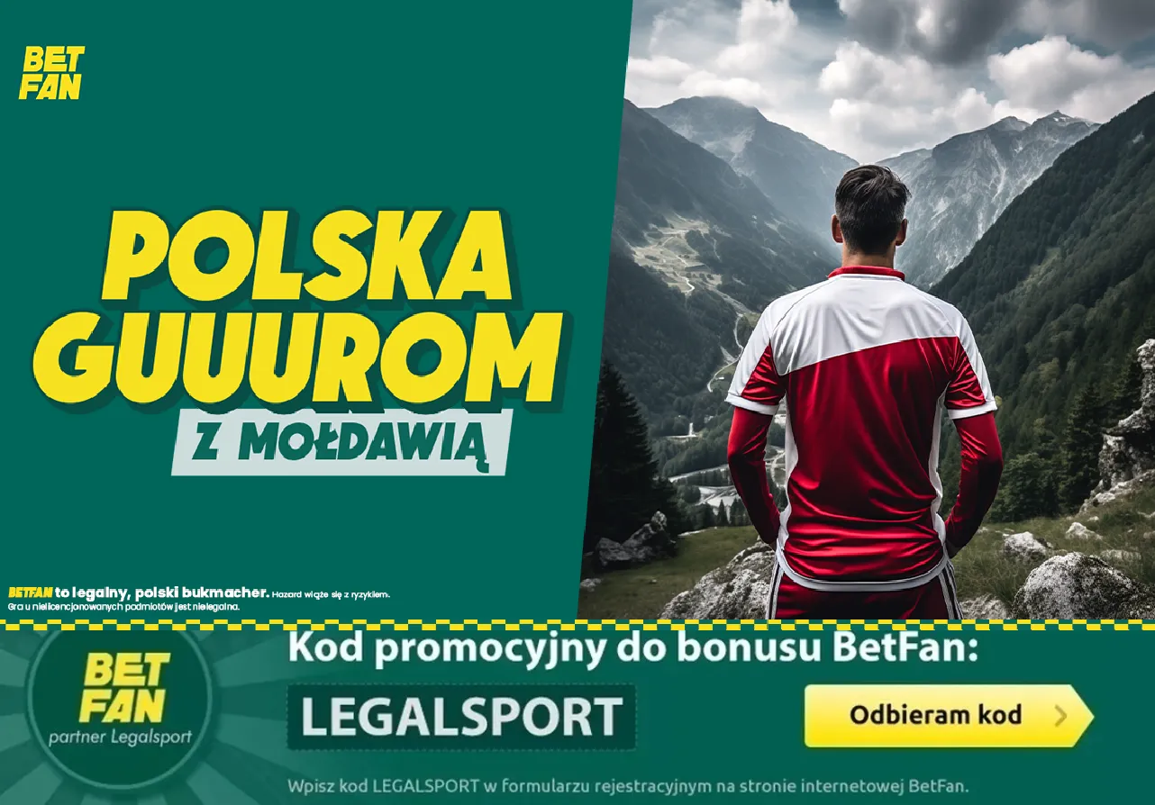 Polska Guuurom z Mołdawią w BETFAN 
