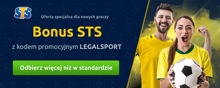 Bonus powitalny STS z kodem promocyjnym. Freebet + cashback + bonus od depozytu + BETGAMES