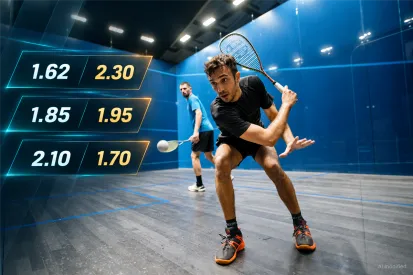 Squash obstawianie. Jakiego bukmachera wybrać do stawiania zakładów na squash