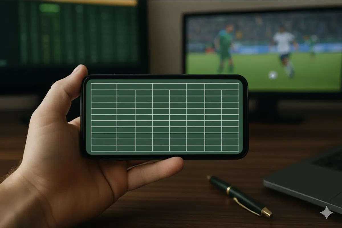 Tabela LIVE w zakładach. Jak wykorzystać dane, by zwiększyć swoje szanse?