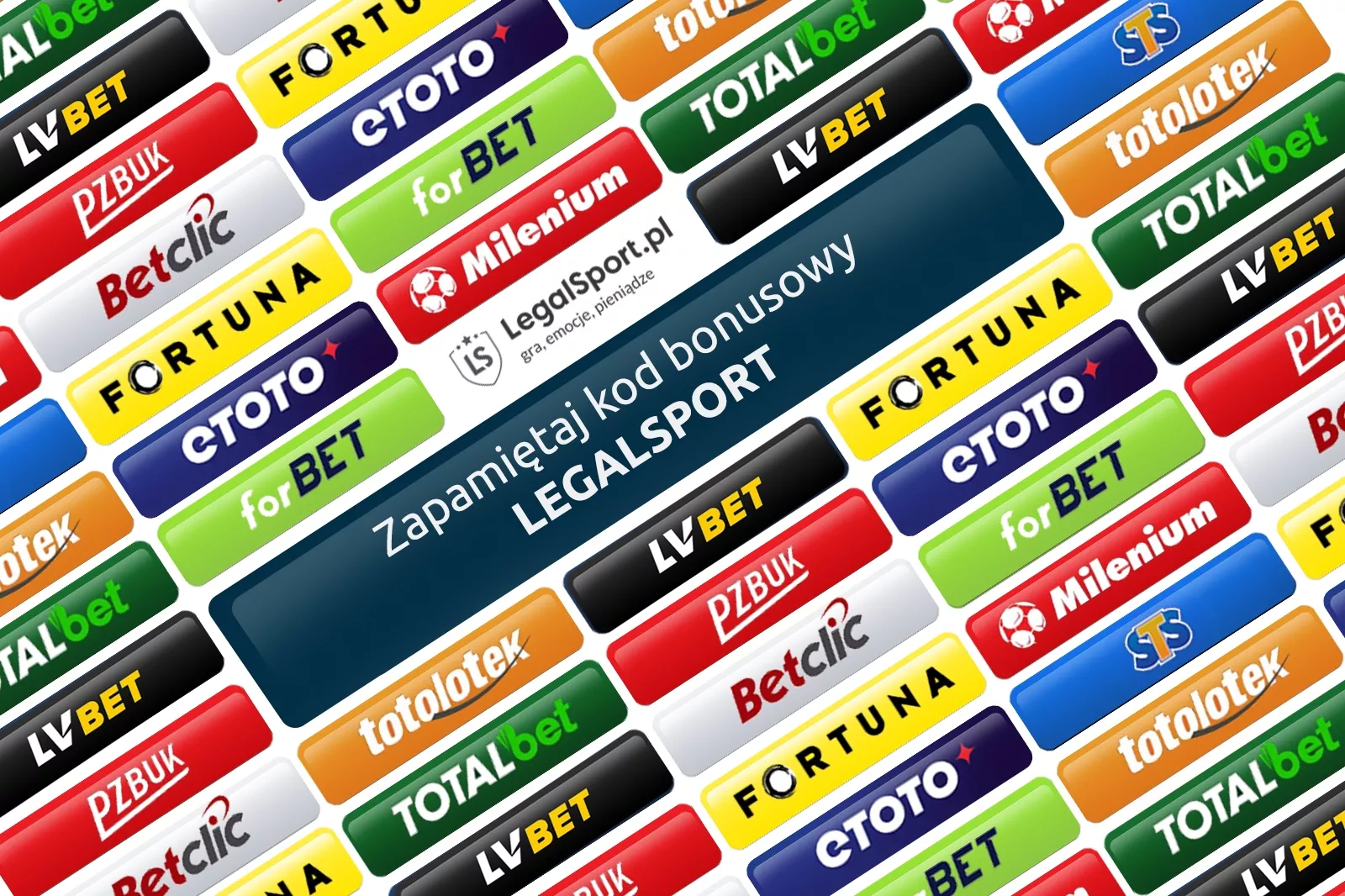 Jaki kod promocyjny jest najlepszy?Do obstawiania futbolu wykorzystaj kod: LEGALSPORTDziała on na przykład w Totalbet