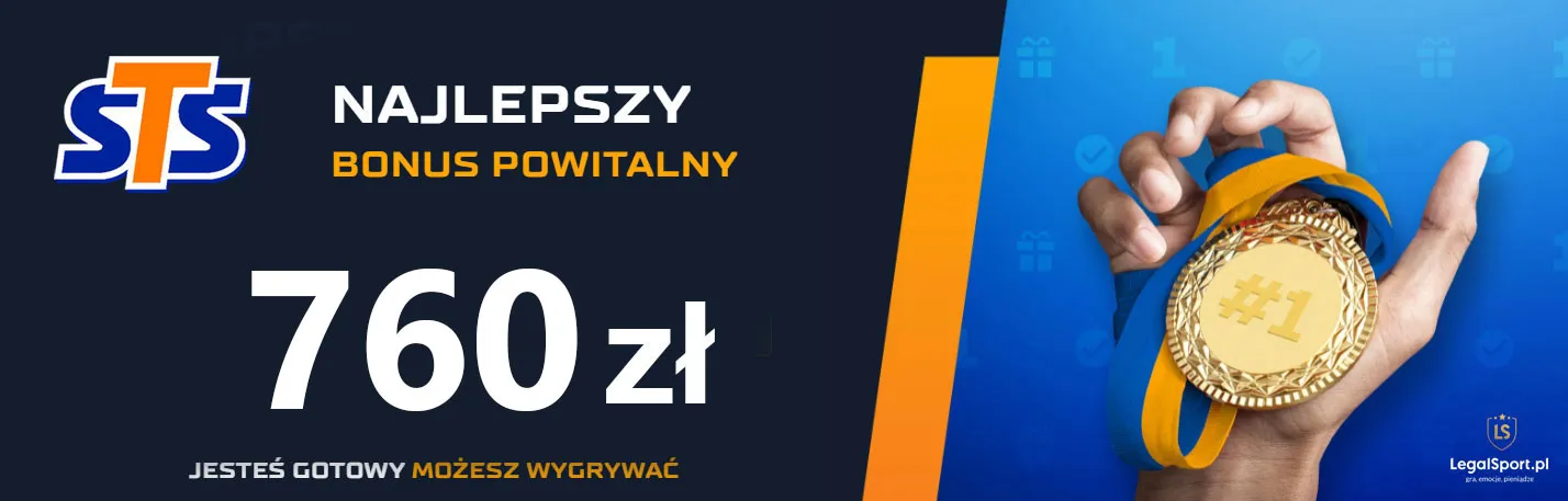 Bonus powitalny STS do wykorzystania na zakłady bramkowe