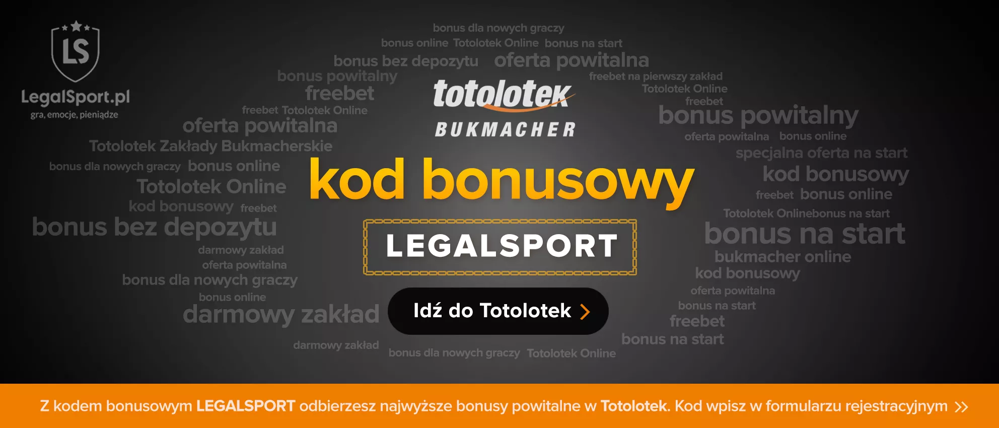 Kod bonusowy Totolotka - z freebetem postawisz darmoiwy zakład grając systemem