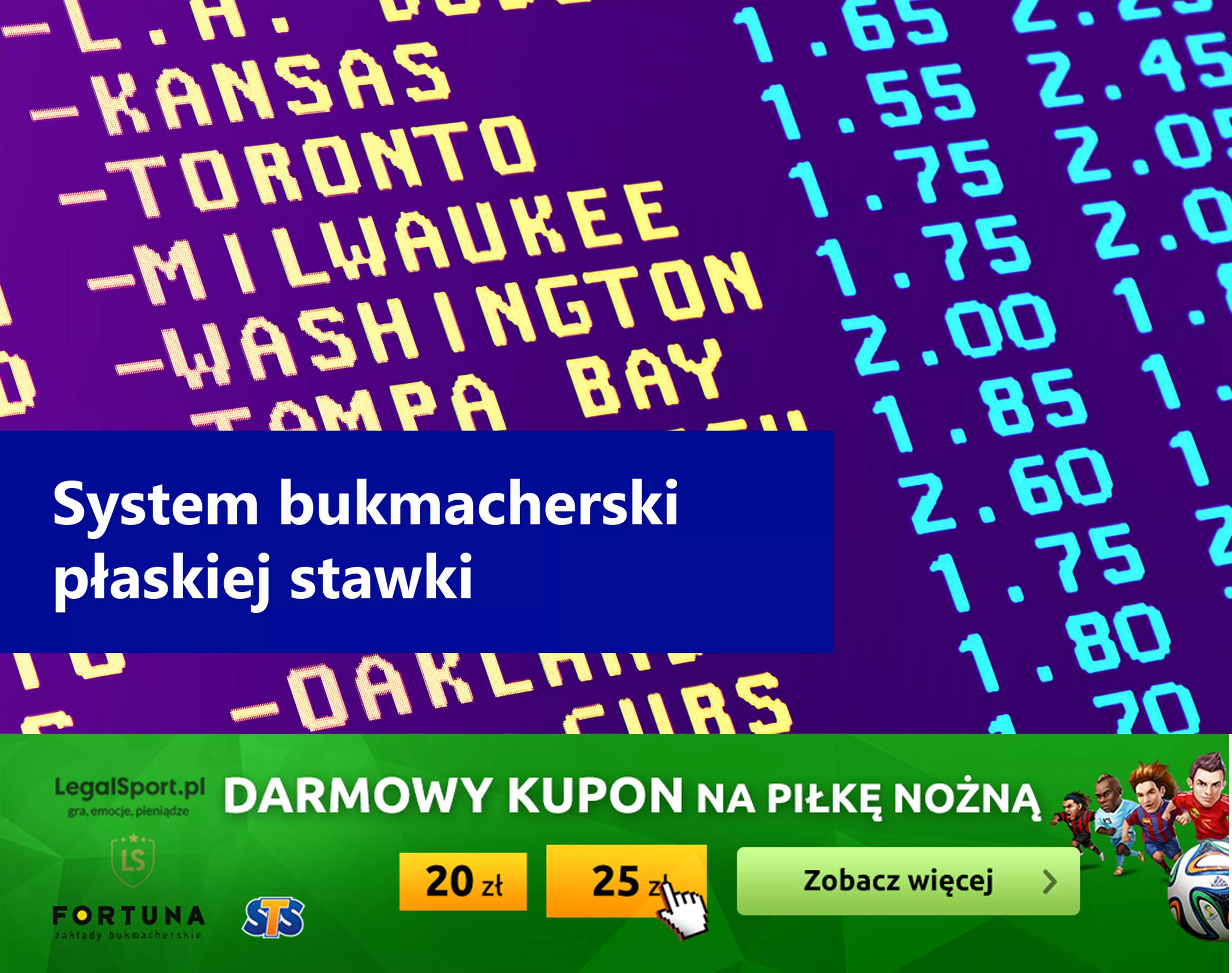 System bukmacherski płaskiej stawki