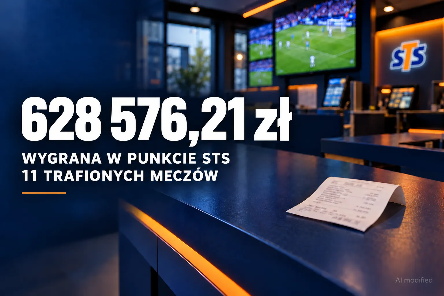 628 576 zł w punkcie STS